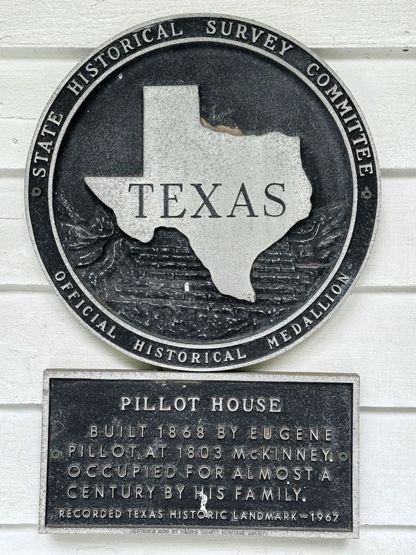 Pillot House Marker image. Click for full size.