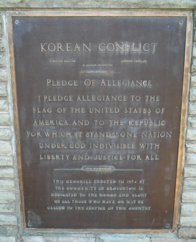 Korean Conflict Marker image. Click for full size.