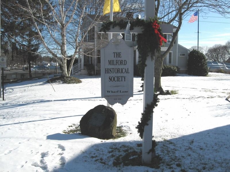 Ye Home of Freelove Baldwin Stow Marker. Click for full size. Ye Home of Freelove Baldwin Stow Marker image. Click for full size.
