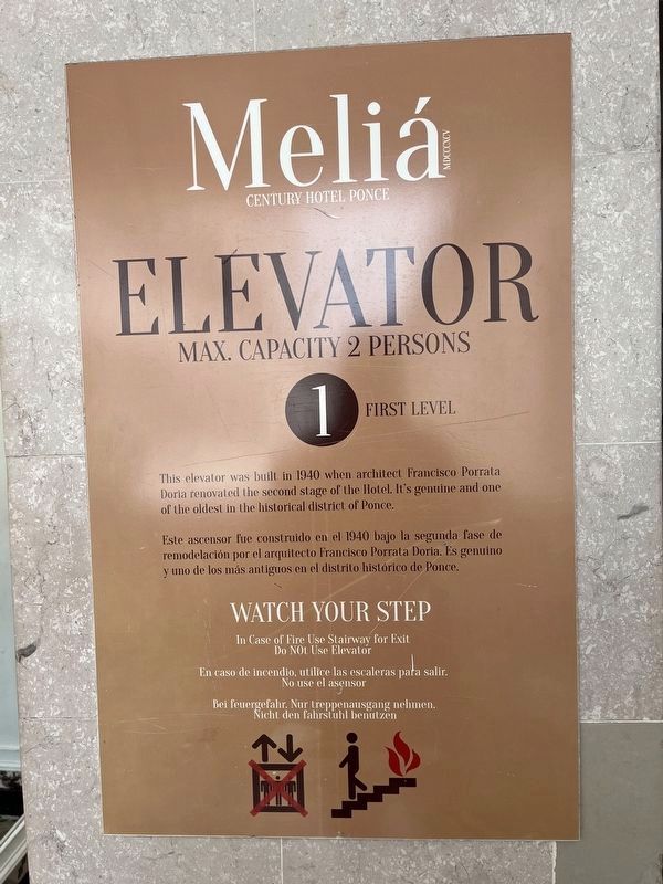 Elevator [Ascensor] Marker image. Click for full size.