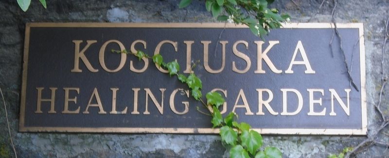 Kosciuska Healing Garden Marker image. Click for full size.