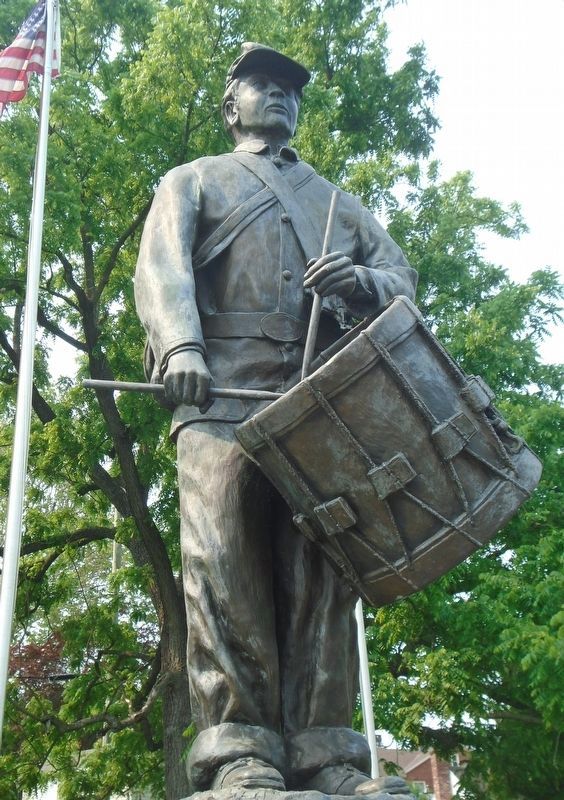 Drummer Boy Statue at Unity Park image. Click for full size.