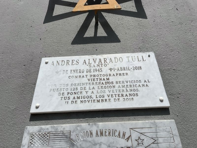 Andres Alvarado Tull Marker image. Click for full size.