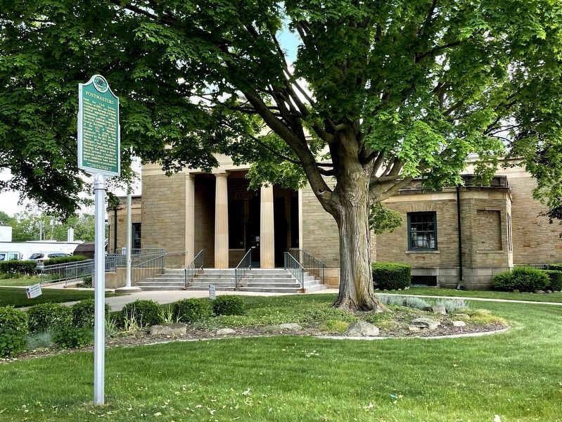 Howard F. Young / Postmasters Marker. Click for full size. Howard F. Young / Postmasters Marker image. Click for full size.