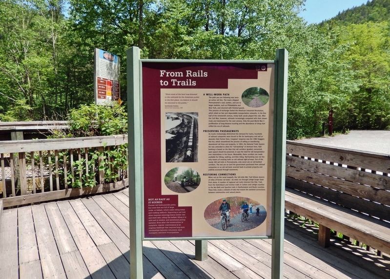 From Rails to Trails Marker image. Click for full size.