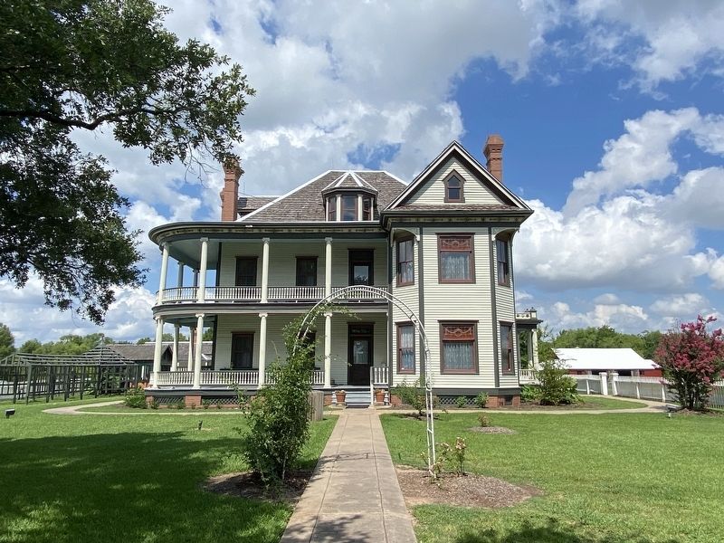 The John H Pickens Davis House is located in the George Ranch Historic Park. image. Click for full size.