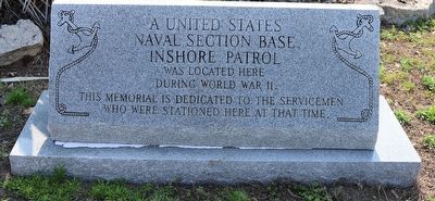A United States Naval Section Base Marker image. Click for full size.
