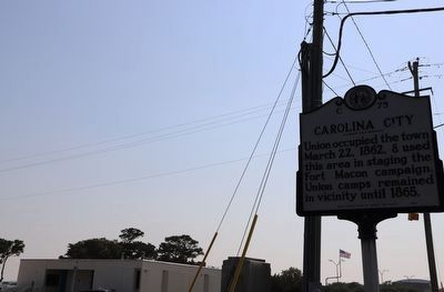 Carolina City Marker image. Click for full size.
