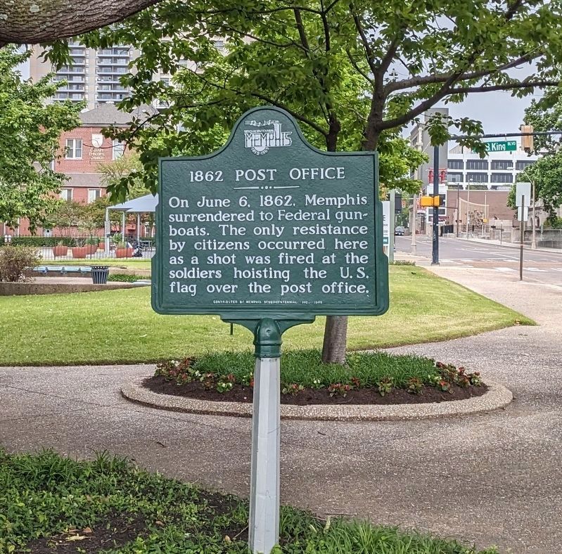 1862 Post Office Marker image. Click for full size.