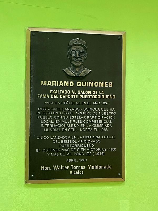 Mariano Quiñones Marker. Click for full size. Mariano Quiñones Marker image. Click for full size.