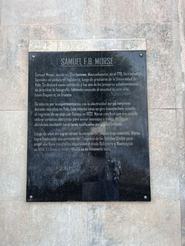 Samuel F.B. Morse Marker image. Click for full size.