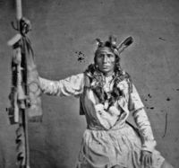 Chief Little Crow III (Taoyateduta) image. Click for full size.