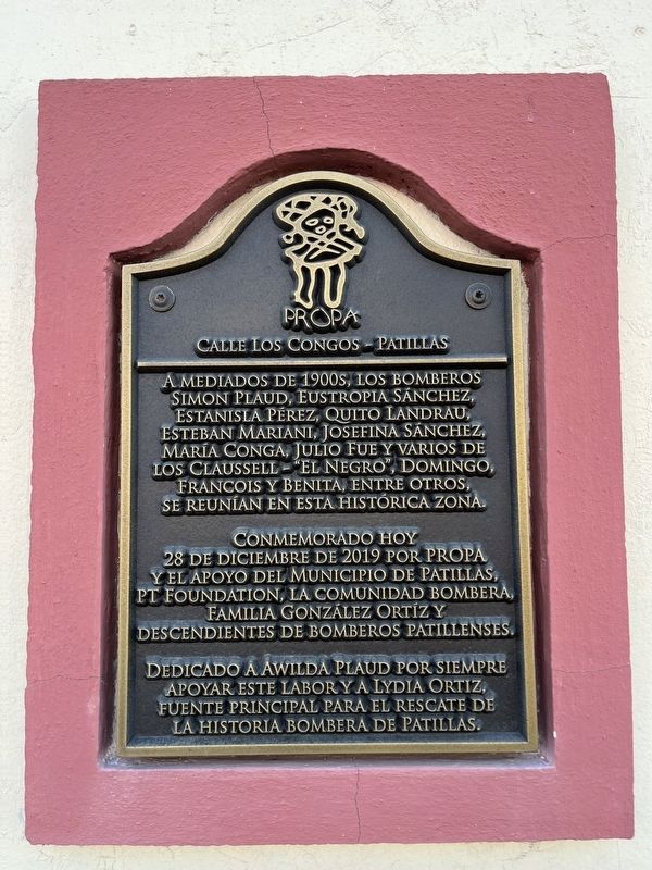 Calle Los Congos - Patillas Marker. Click for full size. Calle Los Congos - Patillas Marker image. Click for full size.