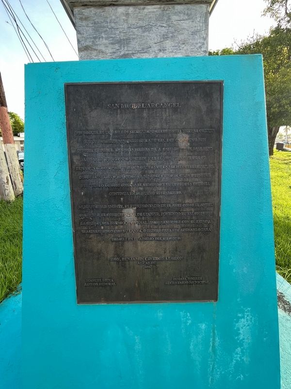 San Miguel Arcangel Marker. Click for full size. San Miguel Arcangel Marker image. Click for full size.