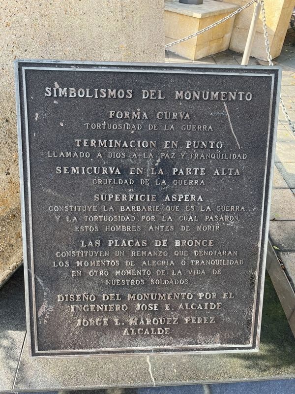 Adjacent plaque interpreting symbolism from the plaque. Click for full size. Adjacent plaque interpreting symbolism from the plaque image. Click for full size.
