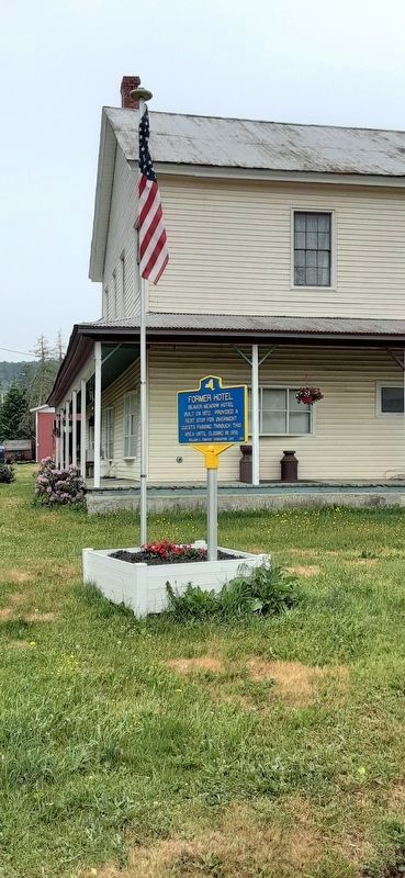 Former Hotel Marker image. Click for full size.