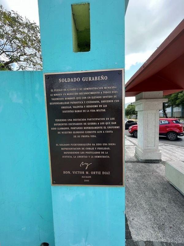 Soldado Gurabeño Marker. Click for full size. Soldado Gurabeño Marker image. Click for full size.