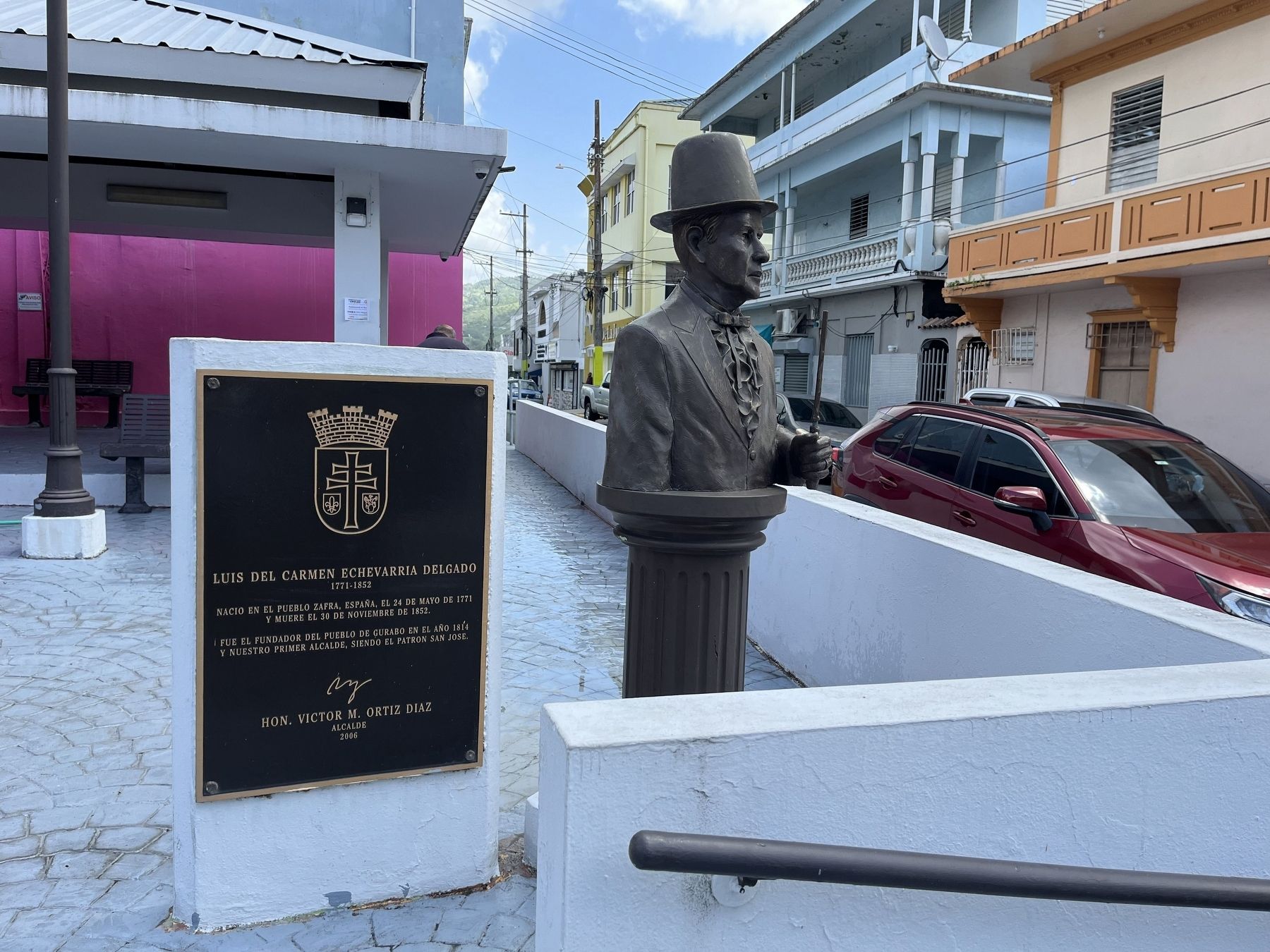 Luis del Carmen Echevarria Delgado Marker. Click for full size. Luis del Carmen Echevarria Delgado Marker image. Click for full size.