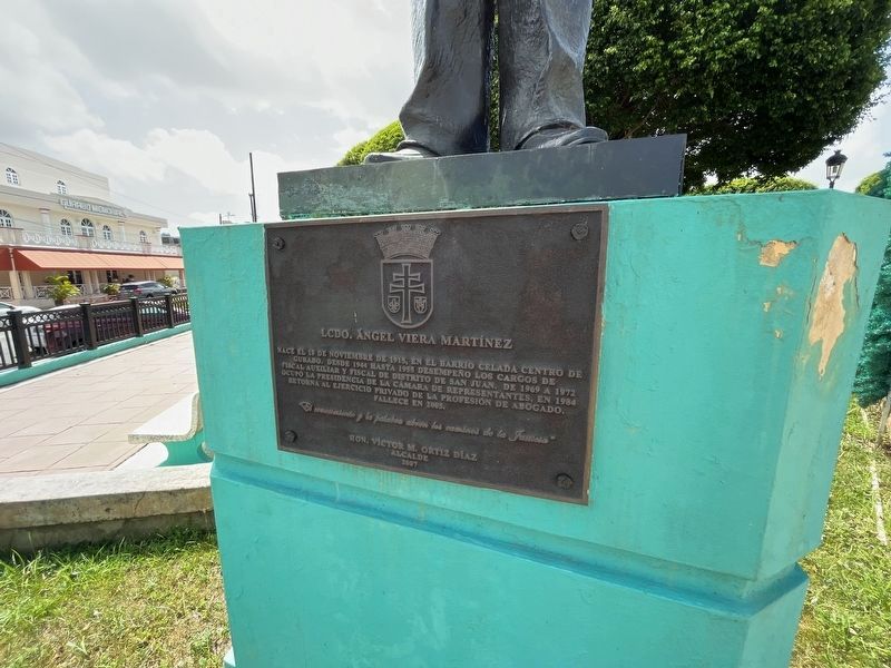 Lcdo. Ángel Viera Martínez Marker. Click for full size. Lcdo. Ángel Viera Martínez Marker image. Click for full size.