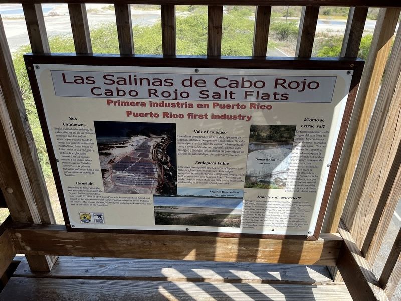 Las Salinas de Cabo Rojo / Cabo Rojo Salt Flats Marker image. Click for full size.