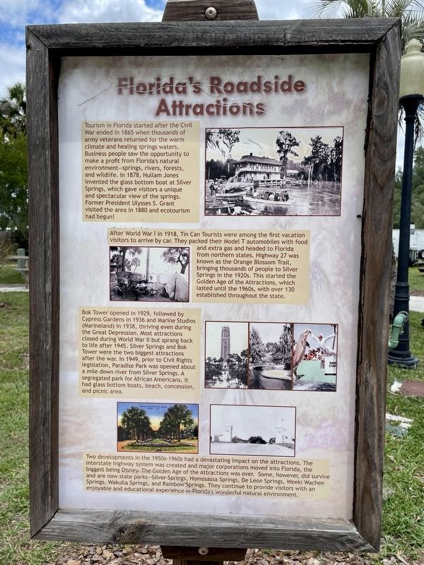 Floridas Roadside Attractions Marker image. Click for full size.