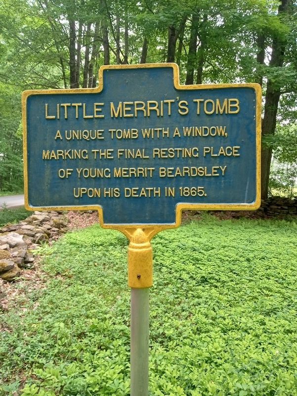 Little Merrit's Tomb Marker image. Click for full size.