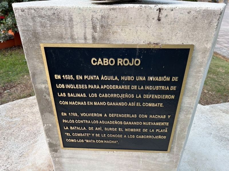 Cabo Rojo Marker. Click for full size. Cabo Rojo Marker image. Click for full size.