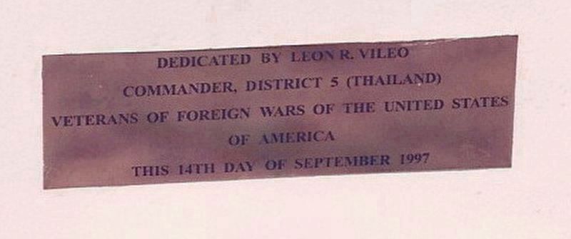 VFW POW Kanchanaburi Memorial Dedication image. Click for full size.