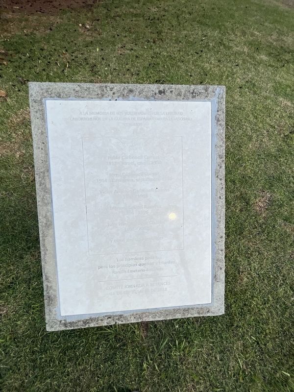 Monumento a la Guerra de Espa�a Contra el Fascismo image. Click for full size.