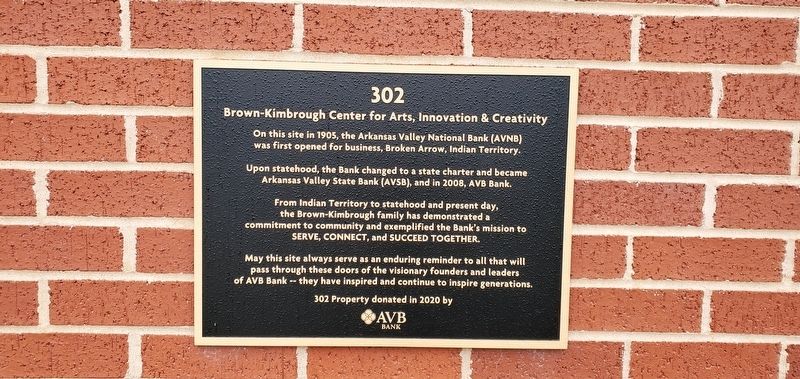 302 Brown-Kimbrough Center for Arts, Innovation & Creativity Marker image. Click for full size.