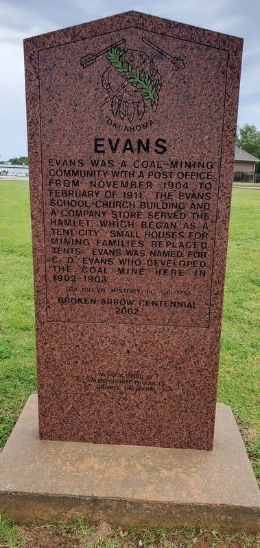 Evans Marker image. Click for full size.