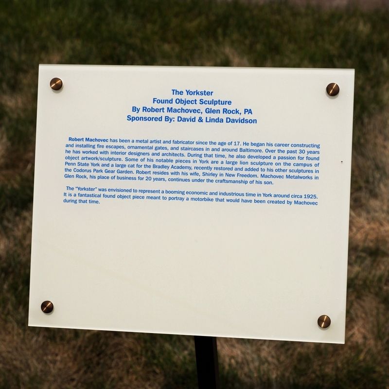 The Yorkster Marker. Click for full size. The Yorkster Marker image. Click for full size.