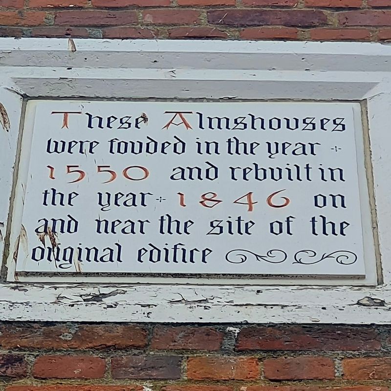 Ipswich Almshouses Marker. Click for full size. Ipswich Almshouses Marker image. Click for full size.