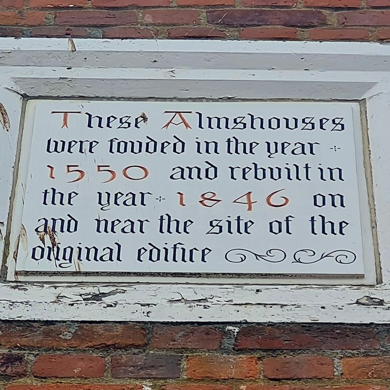 Ipswich Almshouses Marker image. Click for full size.