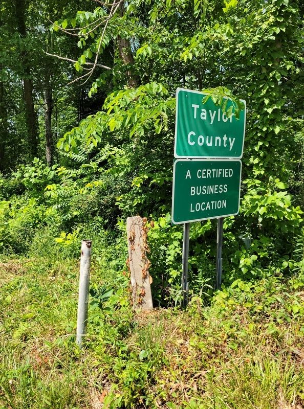 Monongalia County / Taylor County Marker image. Click for full size.