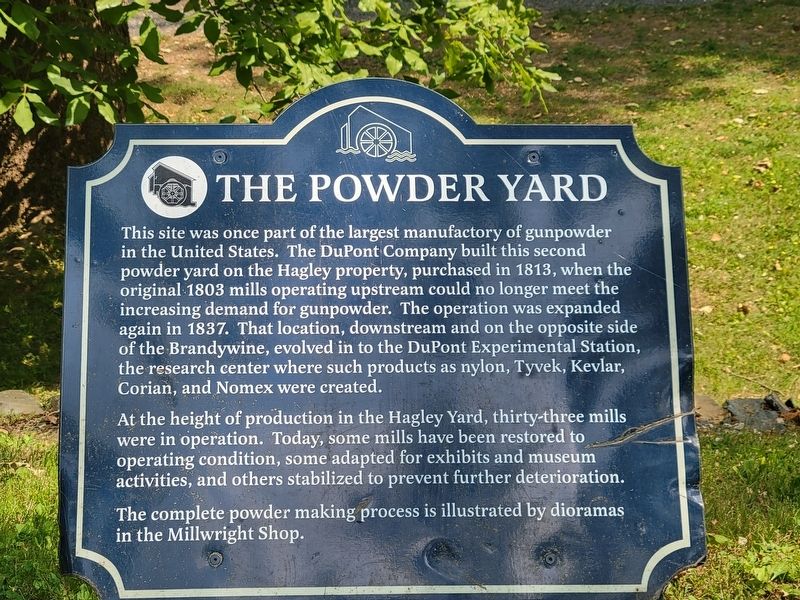 The Powder Yard Marker. Click for full size. The Powder Yard Marker image. Click for full size.