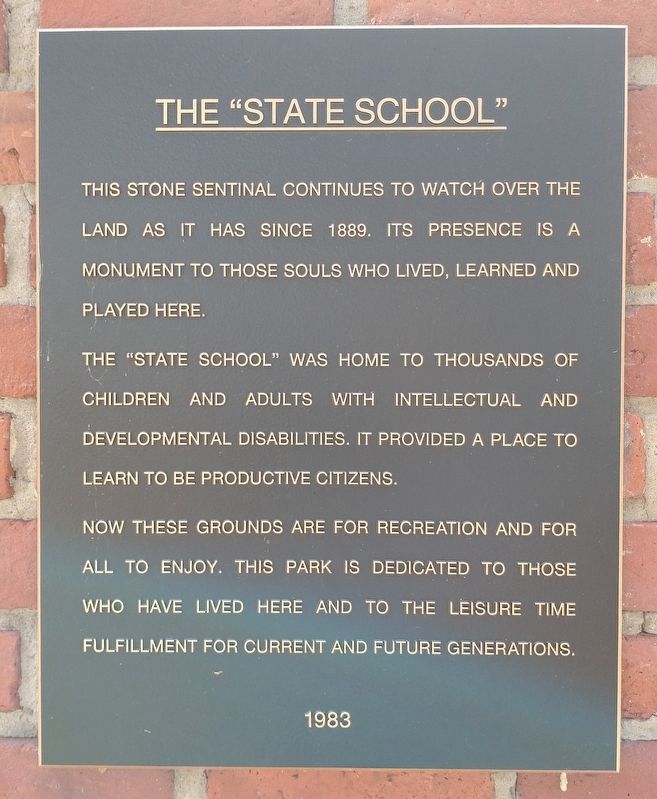 The "State School" Marker image. Click for full size.