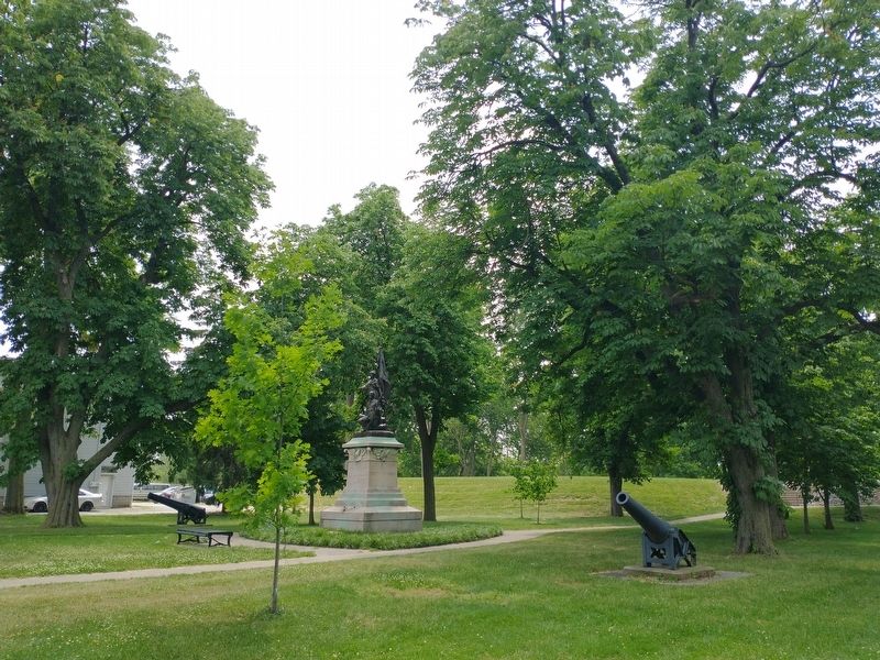 Allen County Civil War Memorial. Click for full size. Allen County Civil War Memorial image. Click for full size.
