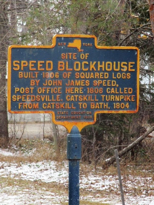 Site of Speed Blockhouse Marker image. Click for full size.