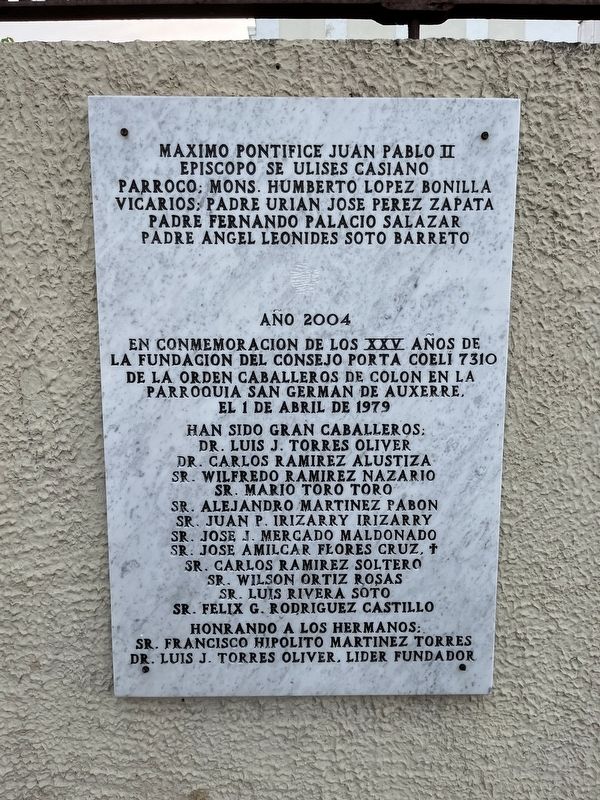 Año 2004 Marker. Click for full size. Año 2004 Marker image. Click for full size.