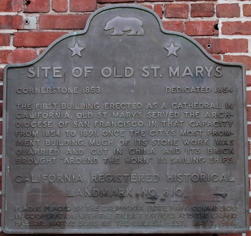 Site of Old St. Marys Marker image. Click for full size.