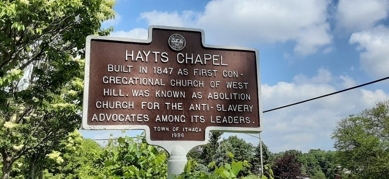 Hayts Chapel Marker. Click for full size. Hayts Chapel Marker image. Click for full size.