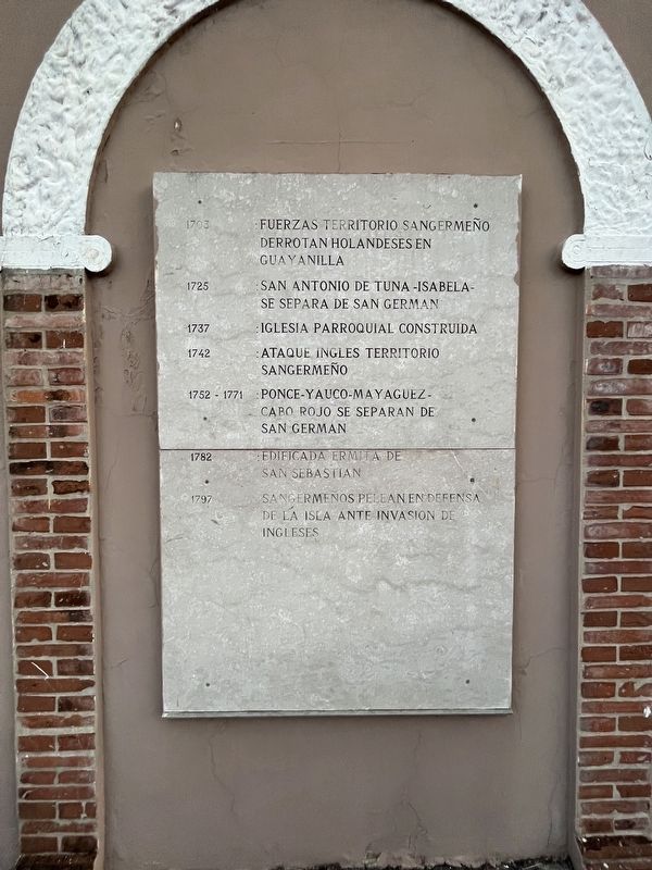 Siglo XVII Marker. Click for full size. Siglo XVII Marker image. Click for full size.