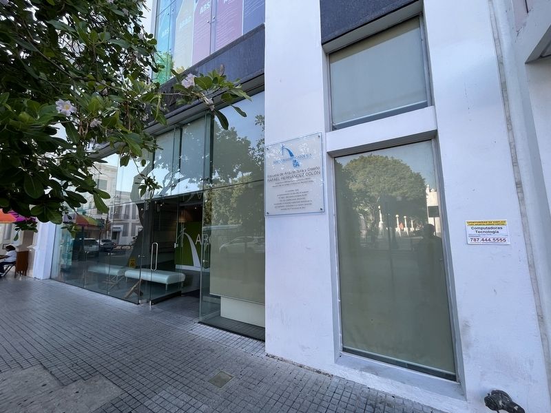 Escuela de Architectura y Diseño Rafael Hernández Colón Marker. Click for full size. Escuela de Architectura y Diseño Rafael Hernández Colón Marker image. Click for full size.