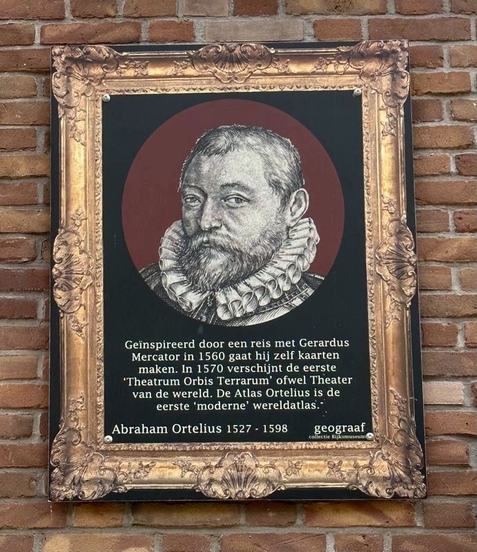 Abraham Ortelius Marker image. Click for full size.
