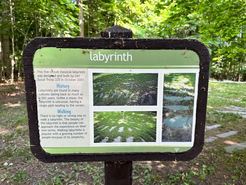 Labyrinth Marker. Click for full size. Labyrinth Marker image. Click for full size.