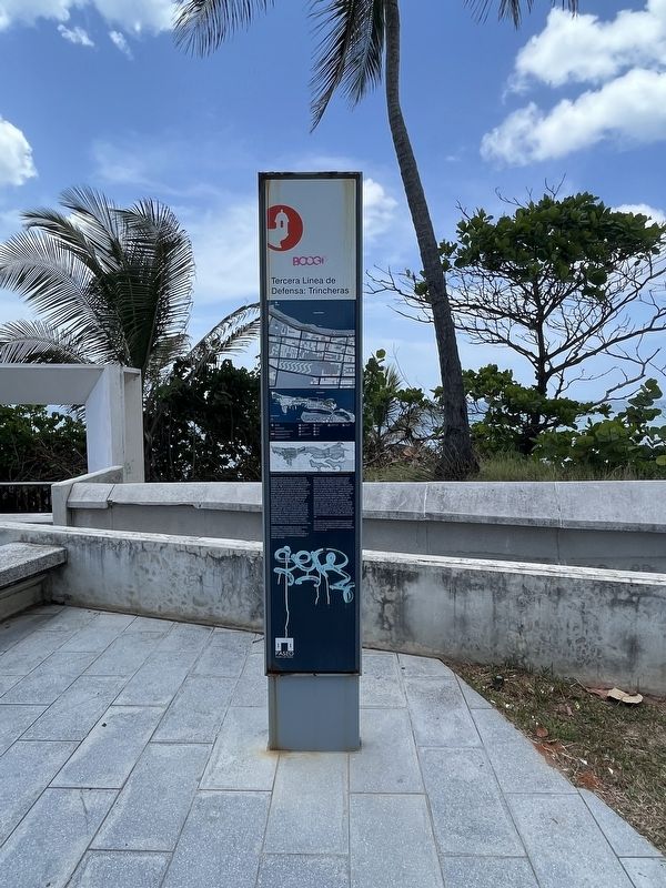 Tercera Línea de Defensa: Trincheras Marker. Click for full size. Tercera Línea de Defensa: Trincheras Marker image. Click for full size.