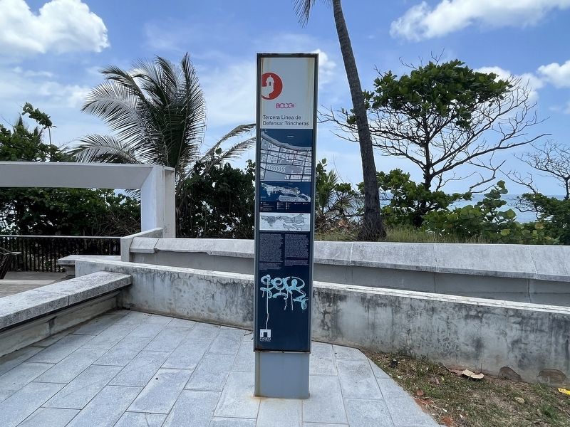 Tercera Línea de Defensa: Trincheras Marker. Click for full size. Tercera Línea de Defensa: Trincheras Marker image. Click for full size.