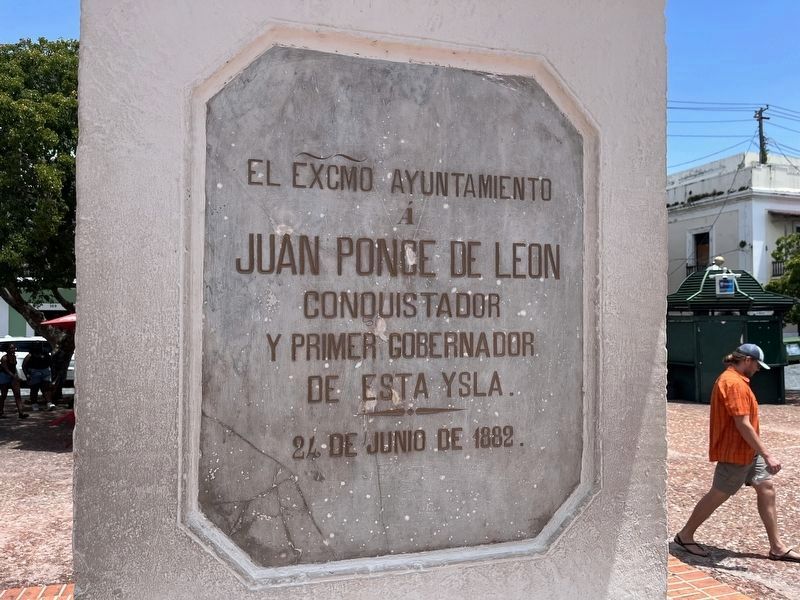Juan Ponce de Leon Marker. Click for full size. Juan Ponce de Leon Marker image. Click for full size.
