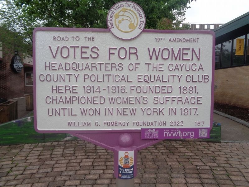Votes for Women Marker image. Click for full size.